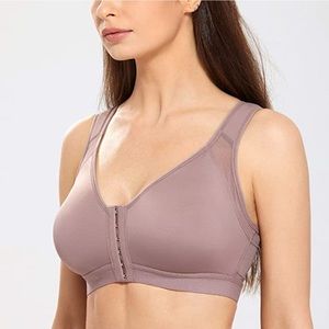 DELIMIRA Wire Free Back Support Posture Bra 38G